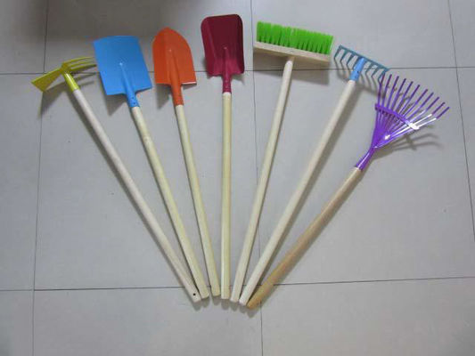 10pcs 정원 손 도구 세트 긴 나무 손잡이 다기능 및 사용자 정의 지원