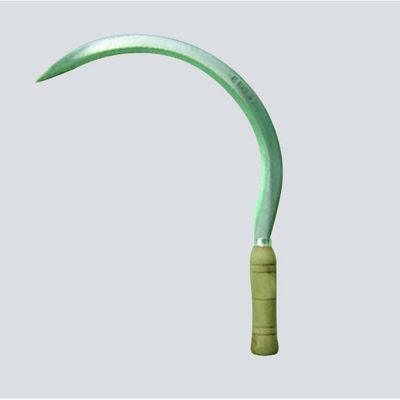 45cm 부착되지 않은 강철 블레이드 시크 정원 농업 수확 나무 손잡이