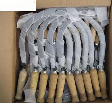 45cm 부착되지 않은 강철 블레이드 시크 정원 농업 수확 나무 손잡이